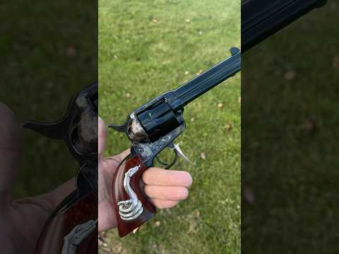 For few dollars more get this Cimarron Firearms “Man With No Name” .45Colt 5.5” Case Hardened