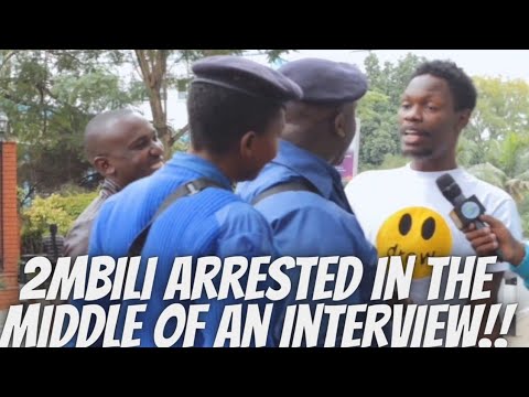 2MBILI CONFRONTED BY POLICE IN THE MIDDLE OF AN INTERVIEW!!