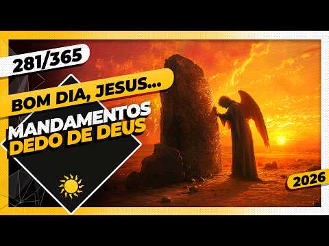 MANDAMENTOS: DEDO DE DEUS – Bom dia, Jesus! 281/365 (2026)