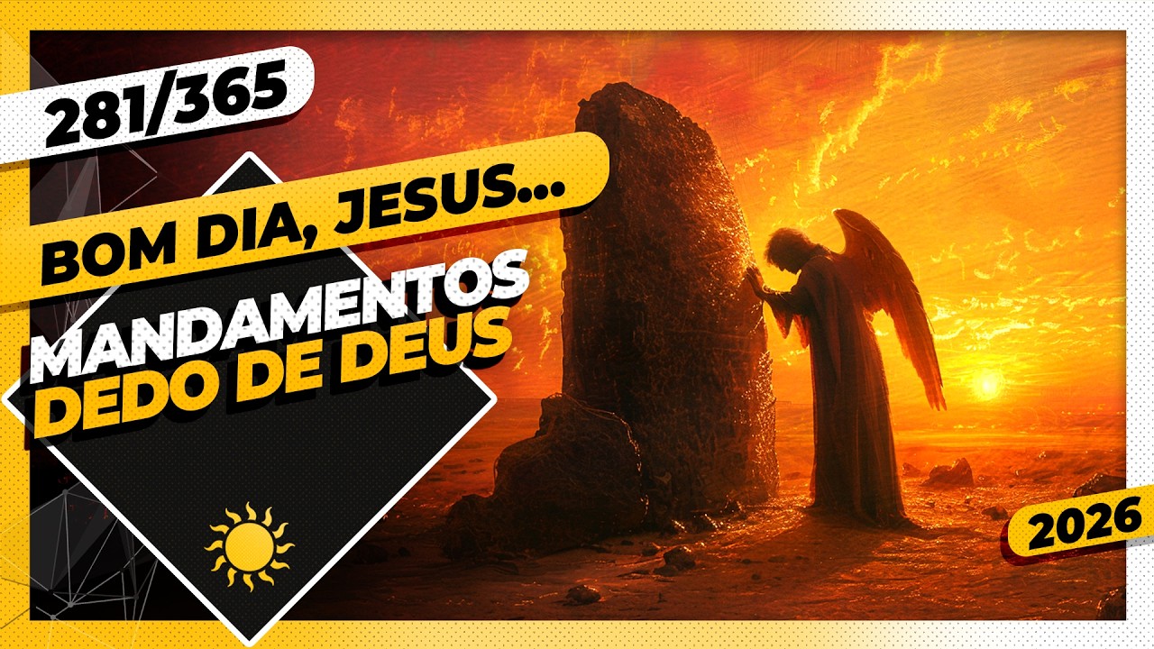 MANDAMENTOS: DEDO DE DEUS - Bom dia, Jesus! 281/365 (2026)