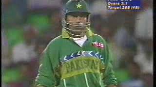 first ten overs pakistan batting 1996 world cup vs