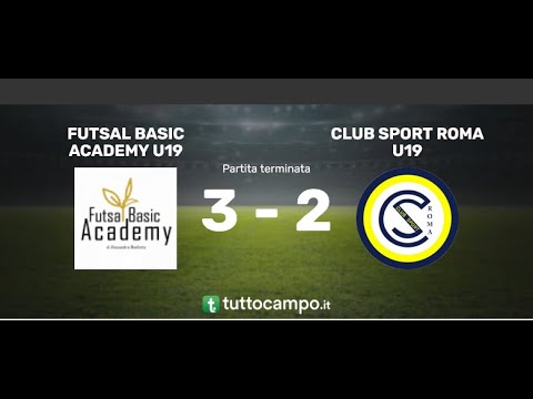 6° G.Campionato Femminile C a 5 - U19 - Gir. Unico Lazio Futsal Basic Academy - Club Sport Roma 3:2