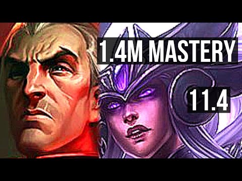 SWAIN vs SYNDRA (MID) | 8/2/14, 1000+ games, 1.4M mastery, Dominating | NA Grandmaster | v11.4