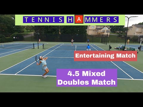 NTRP 4.5 Mixed Doubles Match | ALTA A1 Tennis Match