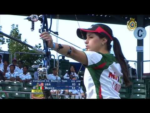 USA v Mexico – compound cadet women's team gold | World Archery Youth Championships 2009