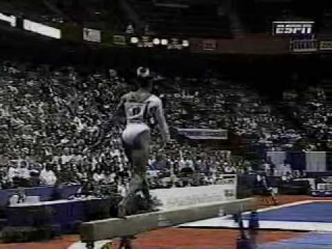 Dominique Dawes - 1994 US World Trials - Balance Beam