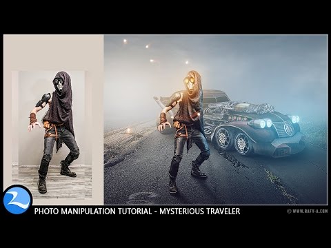 Neon Glow Effect Portrait Photoshop Tutorial