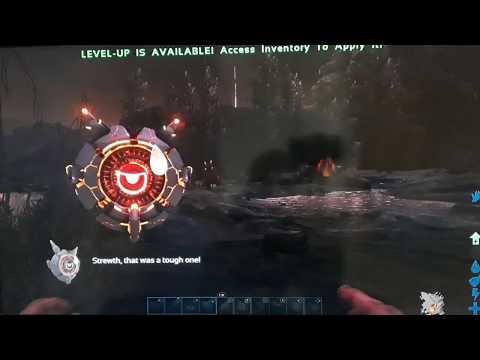 Attempting to be sneaky! Trying to steal magmasaur eggs! (Cheating-ish) (Ark:genesis)