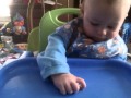 Gabe Eats His First Cheerio