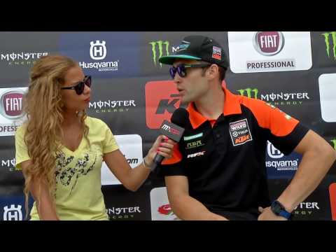 Pit Chat with Shaun Simpson Fiat Professional MXGP of Belgium 2016