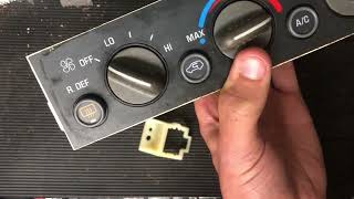GMT400 HVAC Blower Motor Switch - An Absolute Joke