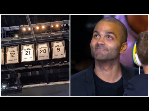 Tony Parker JERSEY RETIREMENT - #MerciTonyParker #Spurs9 | 11.11.2019