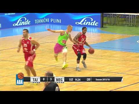 ABA Liga 2015/16, Round 7 match: Tajfun - Mega Leks (23.10.2015)