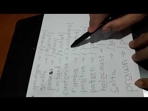 Ameri Shariff - Received Pronunciation in English - Random Words #3