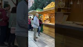 🇪🇸 Spain Christmas Market in Barcelona #shorts