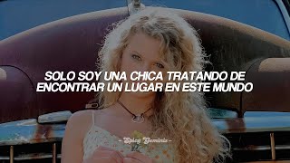 Taylor Swift - A Place In This World (español)