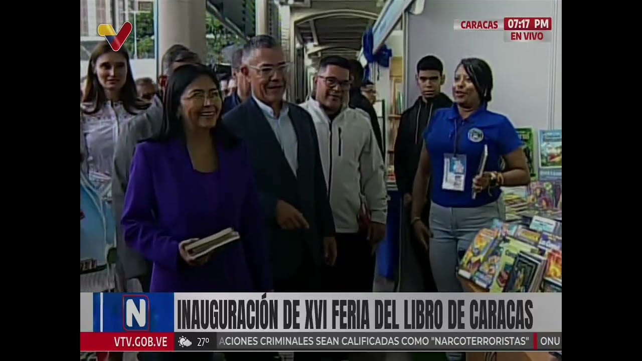 Inauguran Feria del Libro de Caracas en la Galería de Arte Nacional