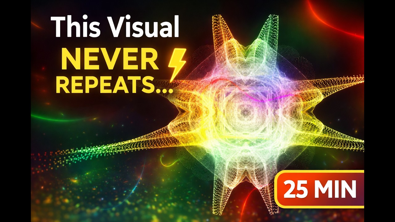 This Visual Never Repeats… Hypnotic Generative Art (22 MIN)
