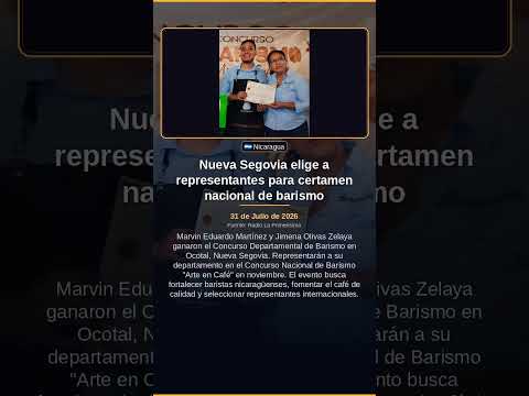 Nueva Segovia elige a representantes para certamen nacional de barismo