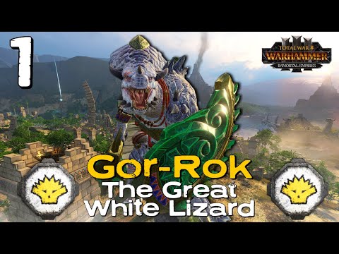 RISE OF THE GREAT WHITE LIZARD!! | Gor-Rok - Itza Lizardmen | Immortal Empires SFO Campaign (Part 1)