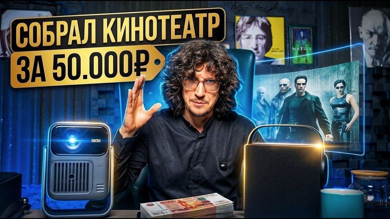 Самый бюджетный кинотеатр в мире? Собрал дома и не пожалел