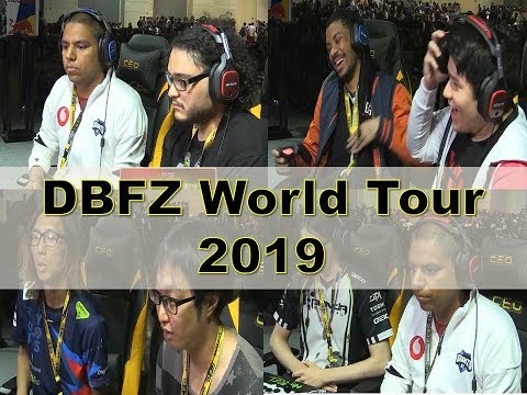 DBFZ World Tour  CEO 2019 SonicFox, Kazunoko, GO1, HookGangGod Top 16