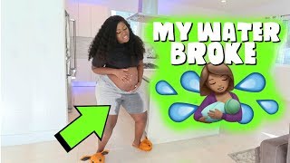 MY WATER BROKE PRANK ON BOYFRIEND !!! (EPIC Fail )