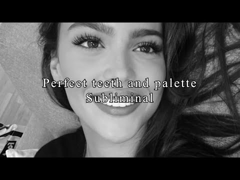perfect smile, palate and teeth (POWERFUL)
