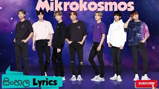 BTS Mikrokosmos Sinhala Lyrics