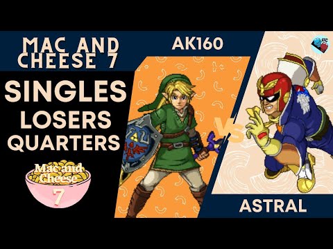 SC AK160 (Link) vs Astral (Captain Falcon) - SSF2 Losers Quarters - Mac and Cheese 7