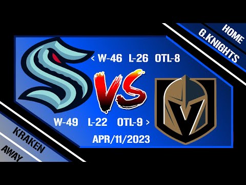 NHL Live Seattle Kraken Fan Reactions Game 81 Seattle Kraken @ Vegas Golden Knights April 11th 2023