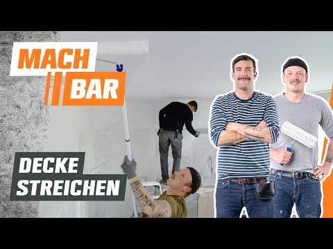 Painting the ceiling – how to do it neatly | OBI