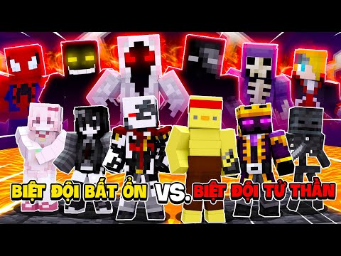 Cuộc Chiến Giữa Biệt Đội Tử Thần Đối Đầu Biệt Đội Bất Ổn Trong Minecraft