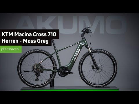 Elektrokolo KTM Macina Cross 710 Herren - Moss Grey - krosové elektrokolo BOSCH