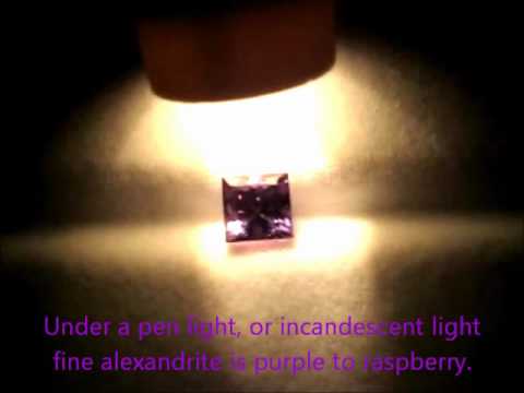 Color Change In Natural Alexandrite