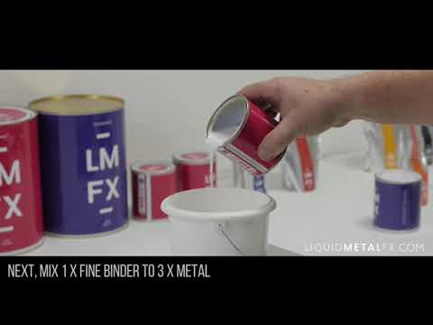 Liquid Metal FX “how to”  apply by roller and trowel