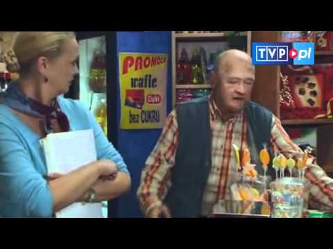 Plebania- Kto odstrasza klientów Grzybów?- scena z odc.1751