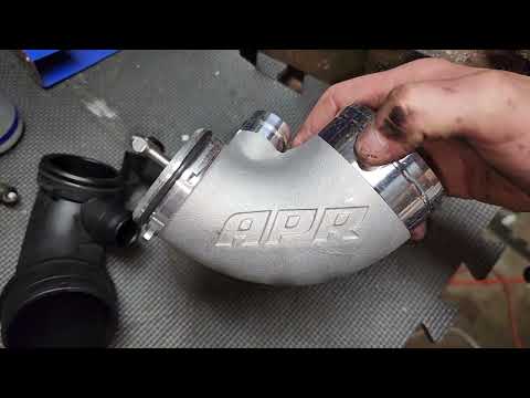 Mk7 Golf R APR turbo inlet pipe and new BOV