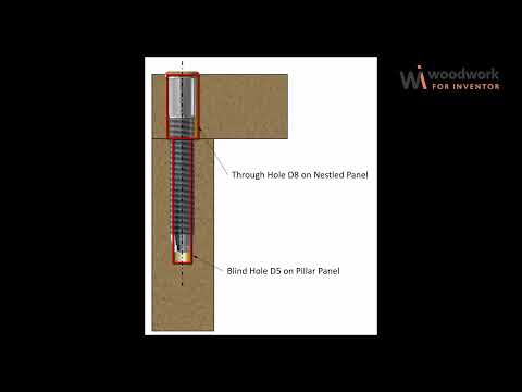 Inventor Knock Down  Furniture  - Woodwork For Inventor Hole Notes Series 2
