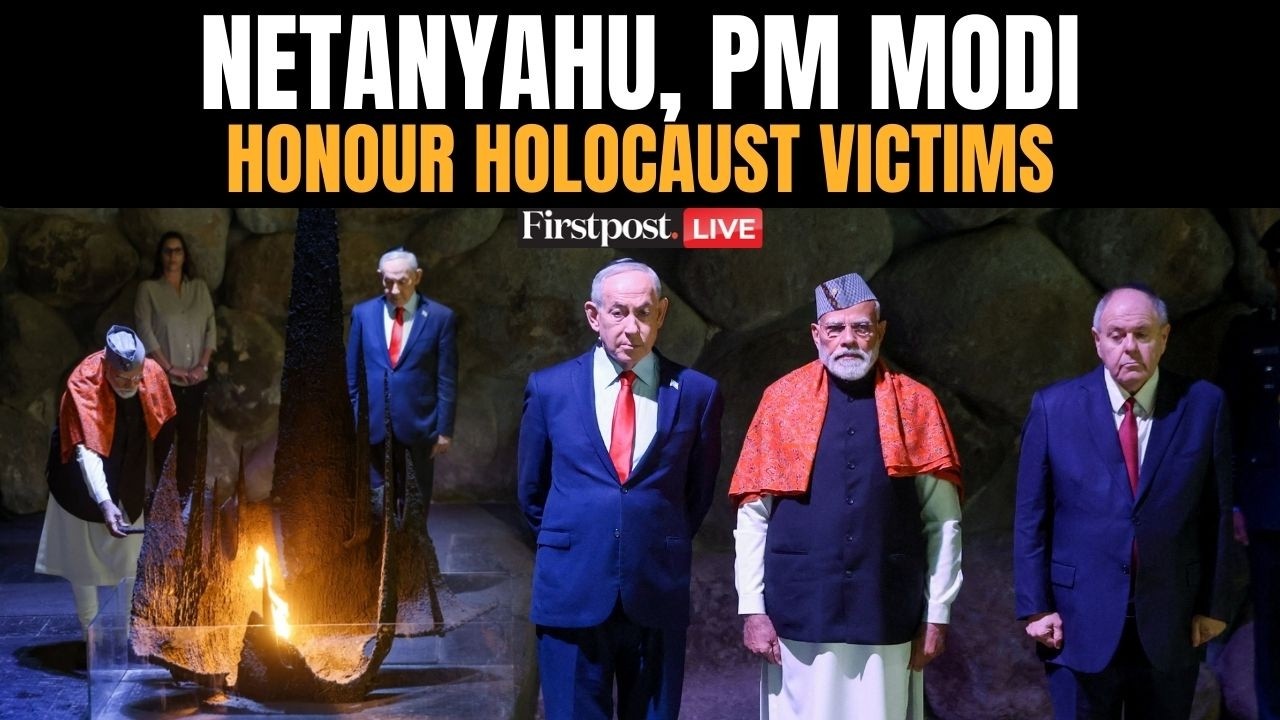 PM Modi Israel Visit LIVE: Netanyahu & PM Modi Visit Yad Vashem, Pay Tribute at Hall of Remembrance