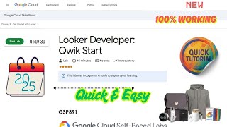 Download the video "Looker Developer: Qwik Start || GSP891 || Complete Guide || #qwiklabs #arcade #cloudskillsboost"