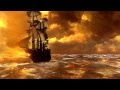 Pirate Ship on Stormy Sea