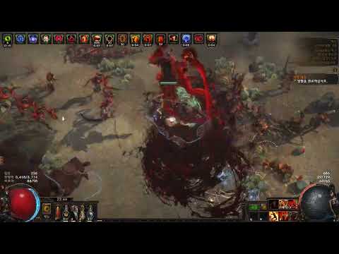 Path of Exile [3.19] Bleed Bladestorm Gladiator T16 Testing