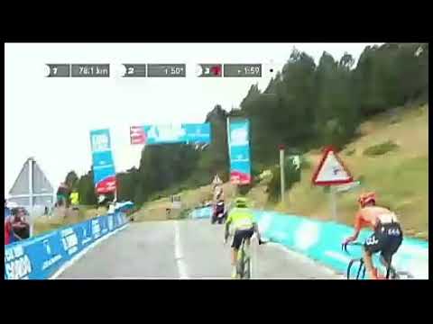 RESUMEN de la 9na etapa de la vuelta  a España.