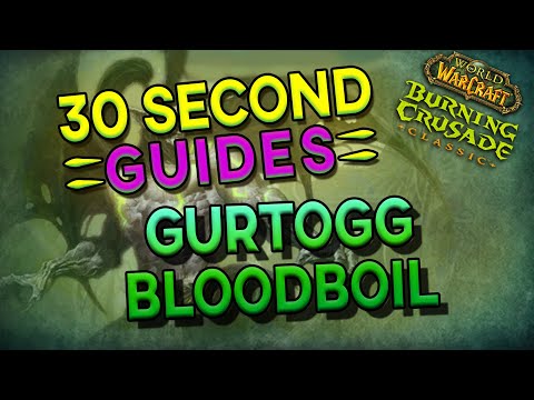 Gurtogg Bloodboil - Black Temple - 30 Second Guides