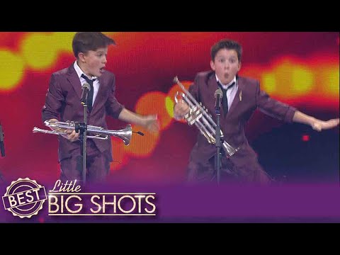 Little Big Shots | Pelican 212: Twin Brothers Play Trumpets!