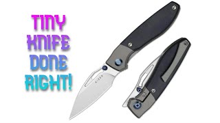 The Shrike proves small knives can be designed right