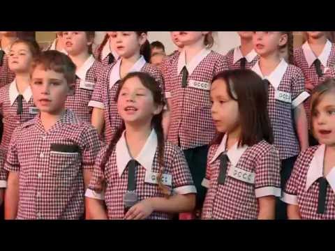 "We are proud of our school" by Glasshouse Christian College students.