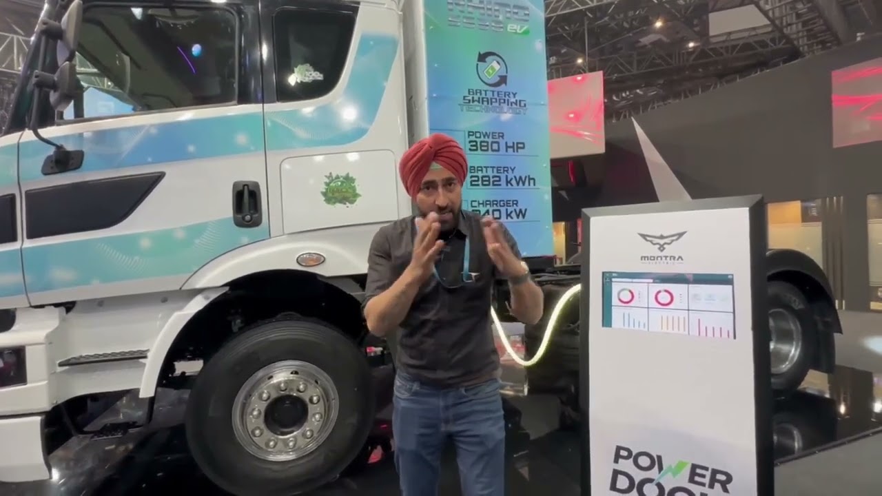 Electric Prime Mover Trailer Truck & Electric Tipper Truck In India | Montra Electric Rhino Range