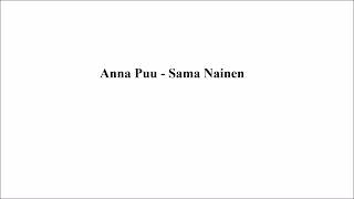 Anna Puu - Sama Nainen, Instrumental guitar cover/Karaoke